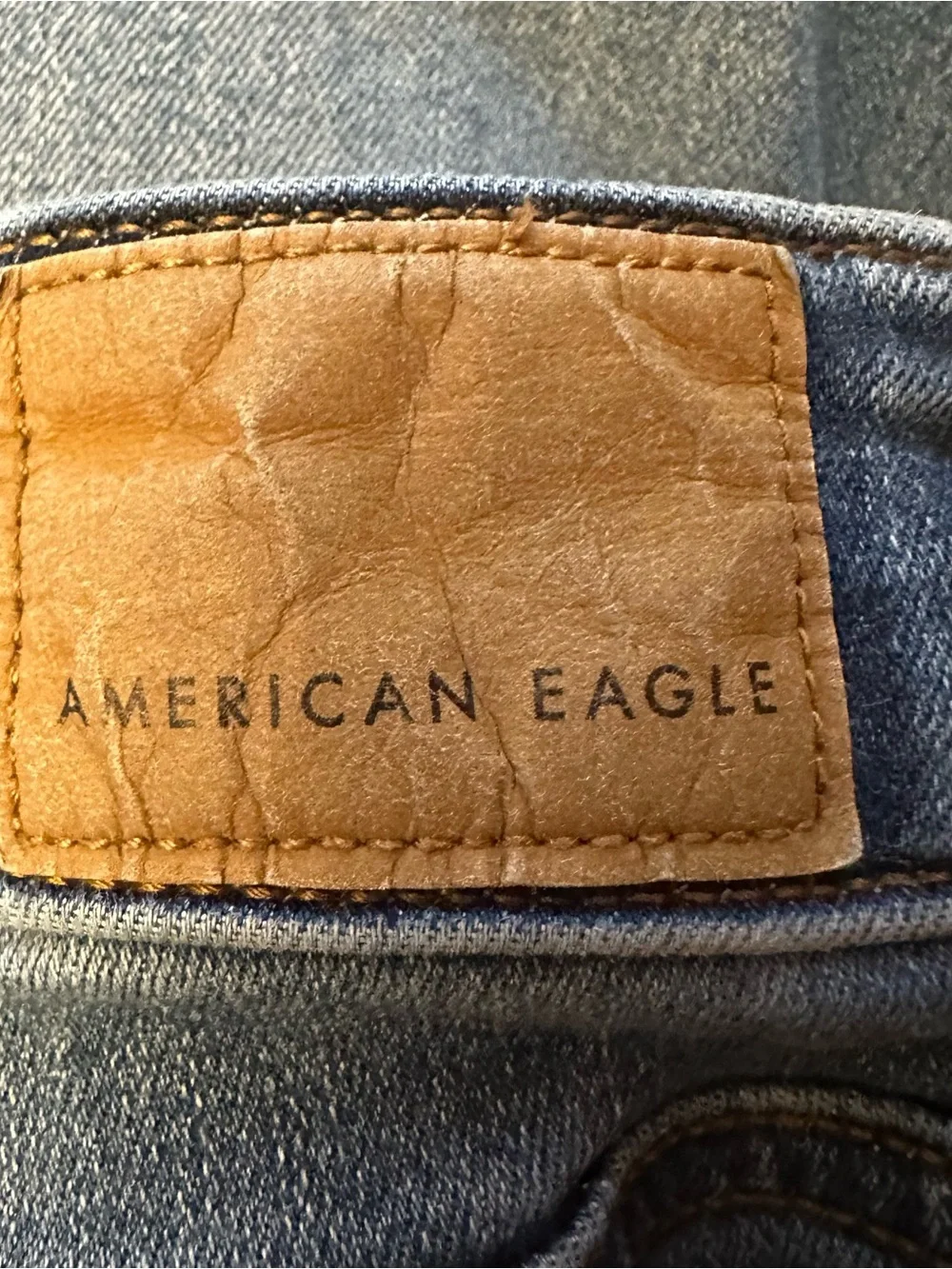 American Eagle Next Level Stretch Women's Jeans Hi-Rise Jegging SZ 12 Long Blue